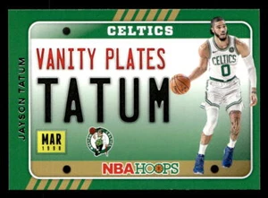 Tarjeta de tocador Jayson Tatum 2020 Hoops #22 de los Boston Celtics - Imagen 1 de 2