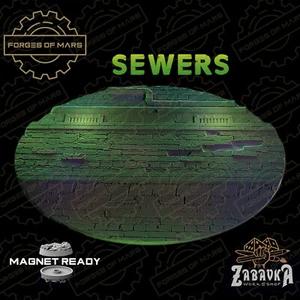 Bases - Sewers - Oval 120x92mm (x1) - Imagen 1 de 1