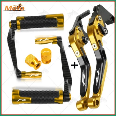 Para Yamaha FZ6 FZ6R FZ8 FZ1 Palancas de embrague de freno Protector Empuñaduras Manillar Foto 1 de 4