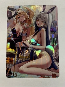 Bunny Gentlemen Club Girls Sexy ACG Goddess Story Waifu Card Holo Foil Anime Hot - Picture 1 of 11
