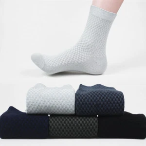 5-10 Paar Herren Bambusfaser Halbschuh Socken atmen einfarbig Netz lässig weich - Bild 1 von 13