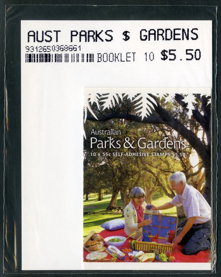 AUSTRALIA 2009 Parks & Gardens Booklet S/A 10x55c SB330 Unopened AP Package MNH - Image 1 of 1