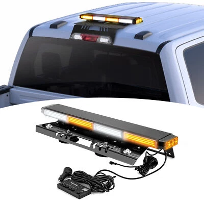 Barra de luz estroboscópica de emergencia LED COB de 25,5"" y montaje en cabina para Ford F-150 2015-2024 Foto 1 de 4