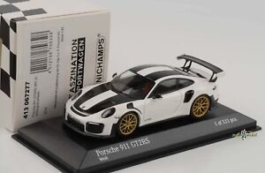 Porsche 911 991 II GT2 Rs Weissach Package White 1:43 Minichamps