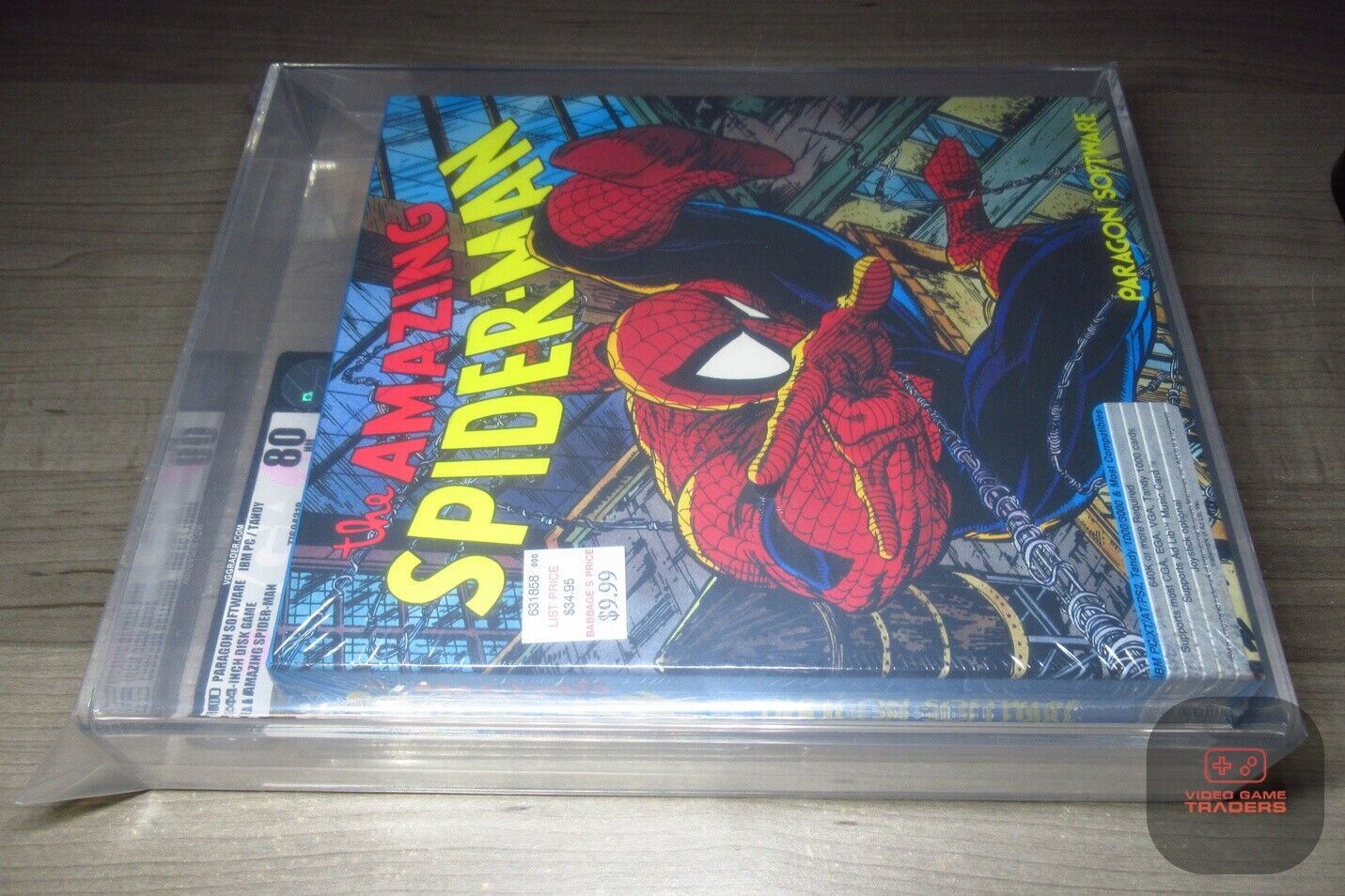 VGA 80 - The Amazing Spider-Man BIG BOX 5.25" IBM PC Game FACTORY SEALED! RARE!