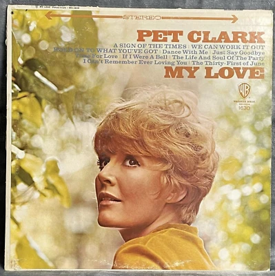 Petula Clark ‎– My Love Vinyl LP Record 1966 Warner Bros.  WS 1630 with POSTER Foto 1 de 4