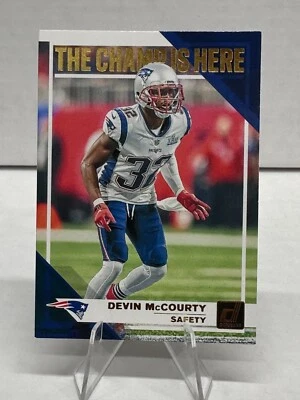 2019 Donruss The Champ Is Here #CH-16 Devin McCourty New England Patriots - Image 1 of 2