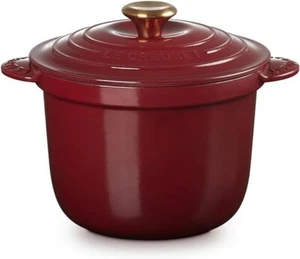 Le Creuset Cocotte Every 20 Rhone Cast Iron Rice Pot 20cm 2.8L Gold knob JPN NEW - Picture 1 of 10
