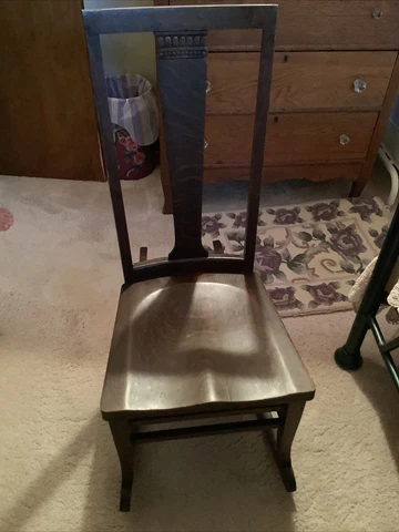 Antique Rocking Chair - No.925 - No Arms Nursery Cover