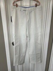 NWT Men’s Haggar 1926 Originals White Pants Size 36x30 - Picture 1 of 6