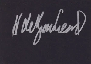 Horse Racing - Henry de Bromhead - Hand Signed 6x4 Inch Black Card - COA - Picture 1 of 1