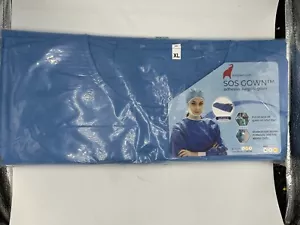High Quality Adhesive PPE Surgical Gown AAMI Level 2 Size Xtra-Large 1 Gown - Picture 1 of 8