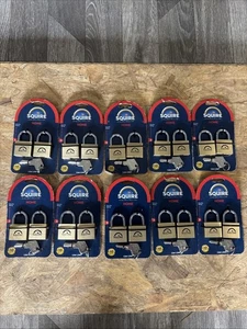 Lote de 10 candados de latón Squire LN4T Lion de 5 pines 40 mm paquete doble PVP £150 - Imagen 1 de 7