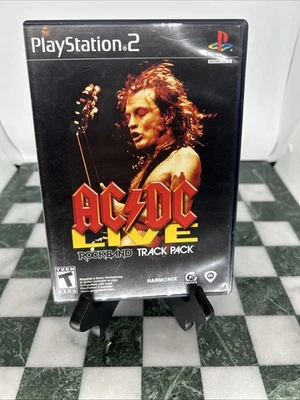 AC/DC Live: Rock Band Track Pack Sony Playstation 2 PS2 Game CIB Complete Used - Image 1 of 4