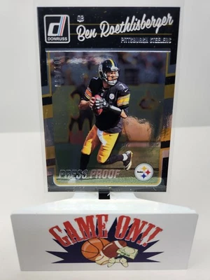 Panini Donruss #235 2016 Ben Roethlisberger prueba de prensa #ed/100 Foto 1 de 2