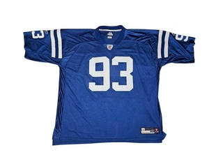 Reebok NFL Colts Dwight Freeney #93 Jersey Blue Medium Mesh Authentic Throwback - Picture 1 of 10