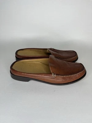 Zapatos Zuecos Cole Haan Mules Slides Mujer Talla 6B Cuero Marrón  Foto 1 de 4