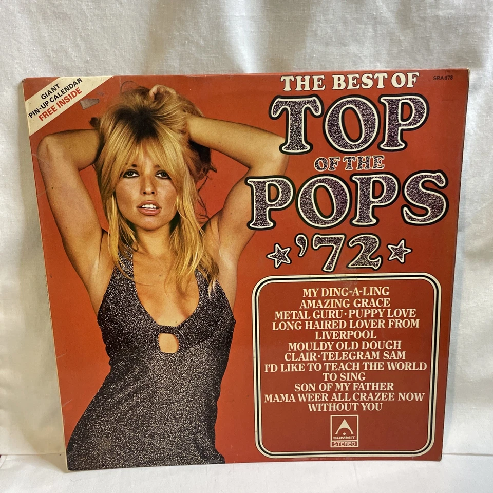 THE BEST OF TOP OF THE POPS '72, Vinyl LP Record Australian Product GC-VGC - Image 1 of 4