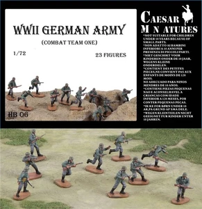 CAESAR MINIATURES 1/72 - World War II German Infantry (WWII) Army Combat Team 1 - Picture 1 of 1