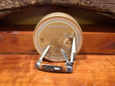 White Tail Cutlery 3 Blade Pocket Knife in Collector Tin - Image 1 of 4