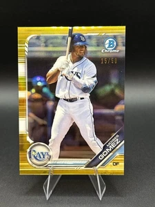Bowman Chrome Prospects 2019 oro /50 Moises Gomez BDC-143- ST3 - Foto 1 di 6
