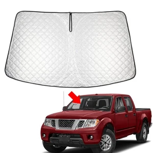Faltbarer Sonnenschutz für die Windschutzscheibe für Nissan Frontier 2006–2021 - Picture 1 of 18