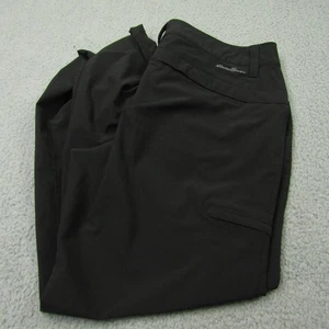 Eddie Bauer Travex Damenhose 8 hoch schwarz Seitenreißverschluss Knöchel Wandern tatsächlich 30 x 31 - Bild 1 von 12