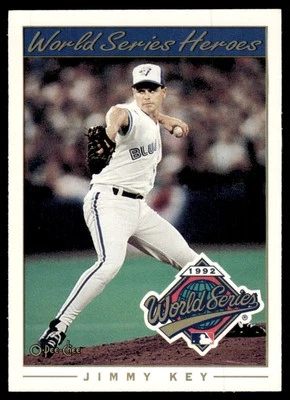 1993 O-Pee-Chee World Series Heroes Jimmy Key Toronto Blue Jays #2 - Image 1 of 2