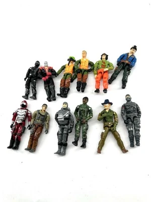 Vintage GI Joe 3.75" Action Figure Lot of 12 80s-90s Hasbro (See Desc.) - Image 1 of 4
