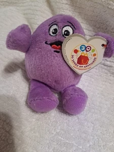 Juguete de peluche Ty Beanie Baby Grimace 30 años McDonald’s 2009 Happy Meal  - Imagen 1 de 5