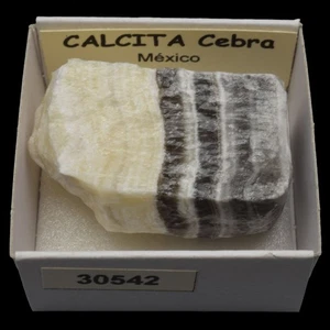 CALCITA Cebra (Mexico) #30542 / Zebra calcite - Picture 1 of 1