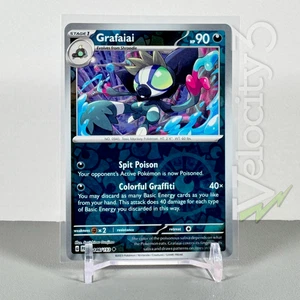 Pokemon TCG Card - Grafaiai 146/193 Reverse Holo Uncommon | 2023 Paldea Evolved - Picture 1 of 8