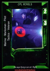 Cpl Ackels - Marine Main Character / Premiere - Aliens Predator CCG - Imagen 1 de 2