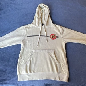 Santa Cruz Men’s Long Sleeve Yellow Hooded Pullover Sweatshirt XS - Picture 1 of 17