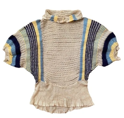 Vtg 30s Knit Sweater - Image 1 of 4