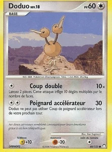 Carte Pokemon " DODUO " Niveau 18 Trésors Mystérieux PV 60 80/123 VF - Imagen 1 de 1