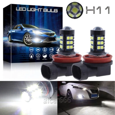 2X 30SMD H8 LED Car Fog Driving Light DRL Bulb High Power Xenon White w/ Decoder - Image 1 of 4