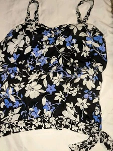 Swim 365 Tankini Badeoberteil Gr. 22 geblümt mehrfarbig - Bild 1 von 16