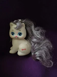 Vtg 1989 Mattel BOW My Little Pretty Kitty  3.25" My Little Pony  Toy Retro  - Picture 1 of 8