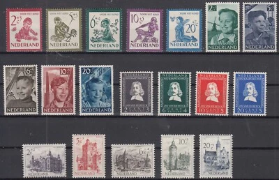 RD25402/ NETHERLANDS – 1950 / 1952 MINT MH SELECTION – CV 110 $ - Image 1 of 2