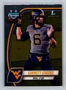 2024 Bowman University cromo Garrett Greene #77 West Virginia Mountaineers - Imagen 1 de 2