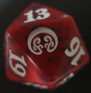 Life Counters / Spindowns Kaladesh 22mm Spindown Dice (Red) Magic MTG - Picture 1 of 1