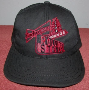 Vintage The Rolling Stones Budweiser Voodoo Lounge Baseball Mütze Kappe Made in USA - Bild 1 von 3