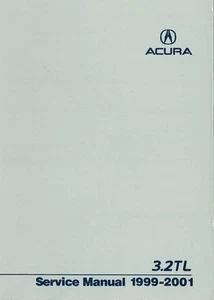 1999 2000 2001 Acura 3.2TL Service Shop Repair Manual Engine Drivetrain Wiring - Picture 1 of 1