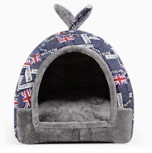 Ushang Pet 2 In 1 small Cat Igloo Beds & Sofa pets cats dogs V6