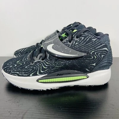 NIKE KD14 ZOOM BLACK LIME GLOW CW3935-005 MENS 5 - Image 1 of 4