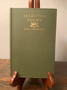 Selected Poems by John Davidson 1905 - Imagen 1 de 9