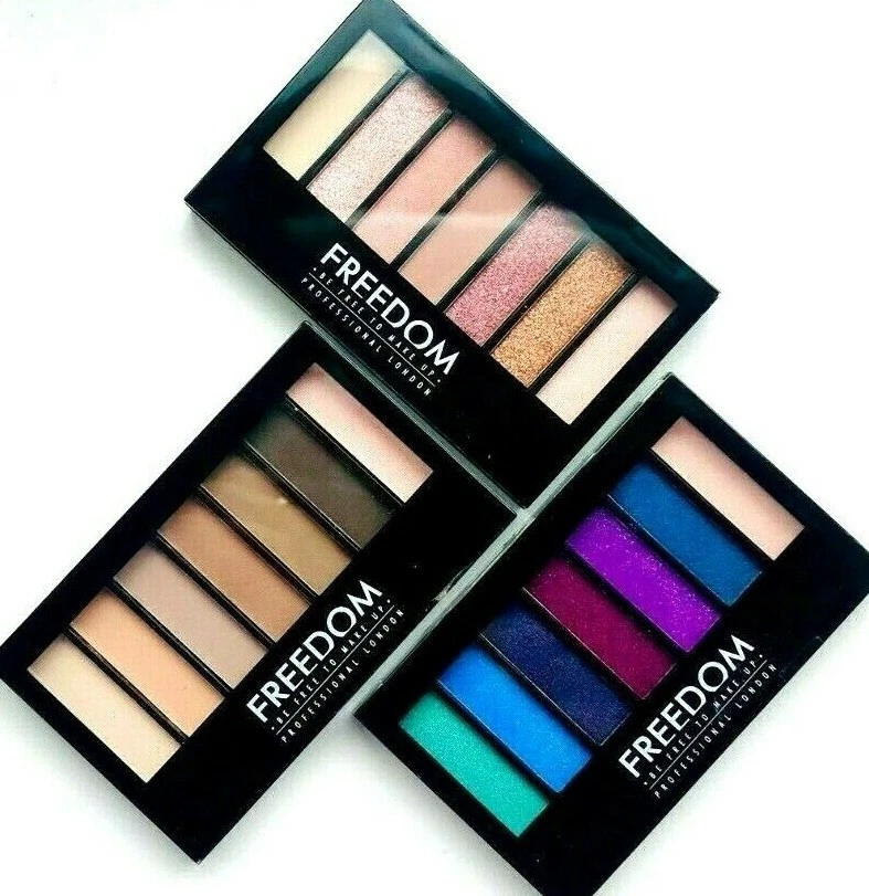 FREEDOM Pro Shade & Brighten Kit - Mini Eyeshadow Palette Nude Smokey Neon  - Image 1 of 1