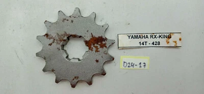 Piñón delantero Yamaha DT125 DT175 DT100 RX100 RXK RX115 RX135 XT TT RT 15T 428 Foto 1 de 4