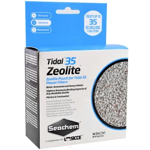 Seachem Tidal 35 Zeolite Pre-Bagged Filter Media Removes Ammonia & Heavy Metals - Picture 1 of 3